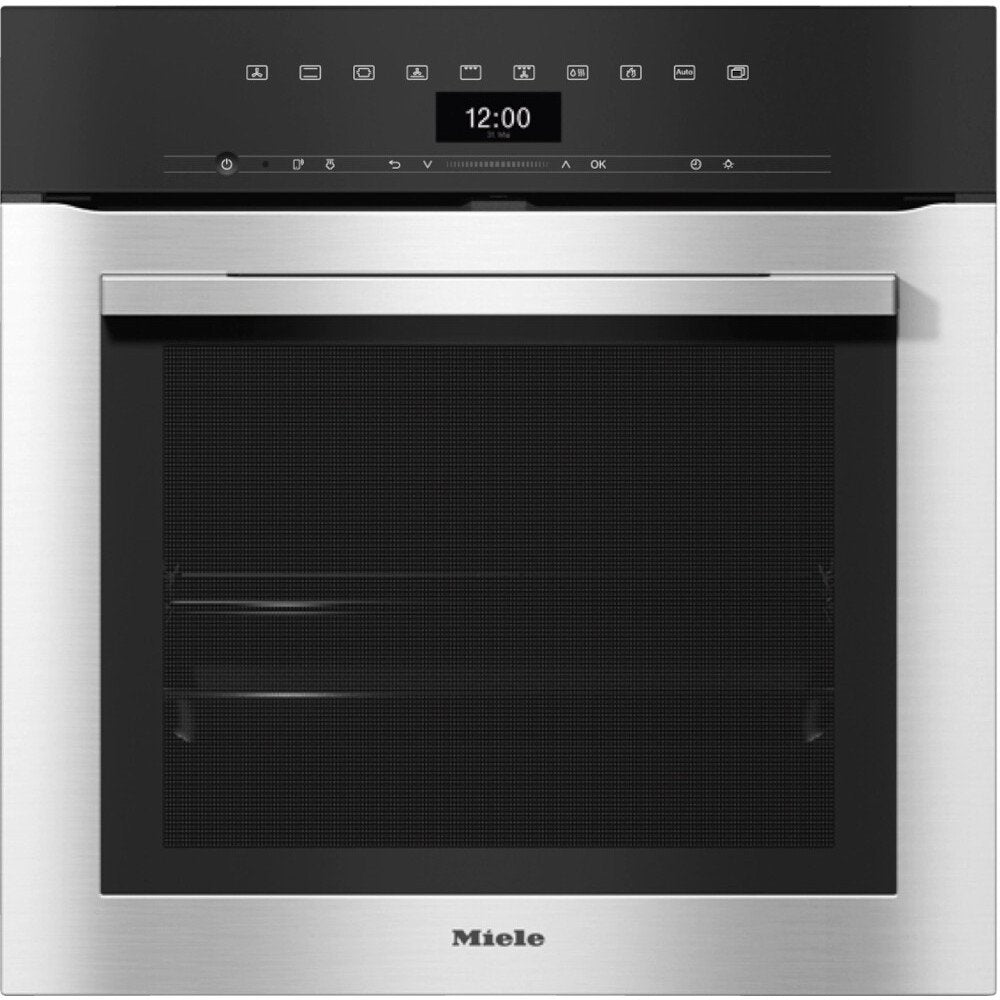 Miele H7364BP 76 Litre Built-In Oven with DirectSensor, Miele@home & Pyrolytic Cleaning Equipment, 59.5cm Wide - Stainless Steel/CleanSteel | Atlantic Electrics - 41573071585503 
