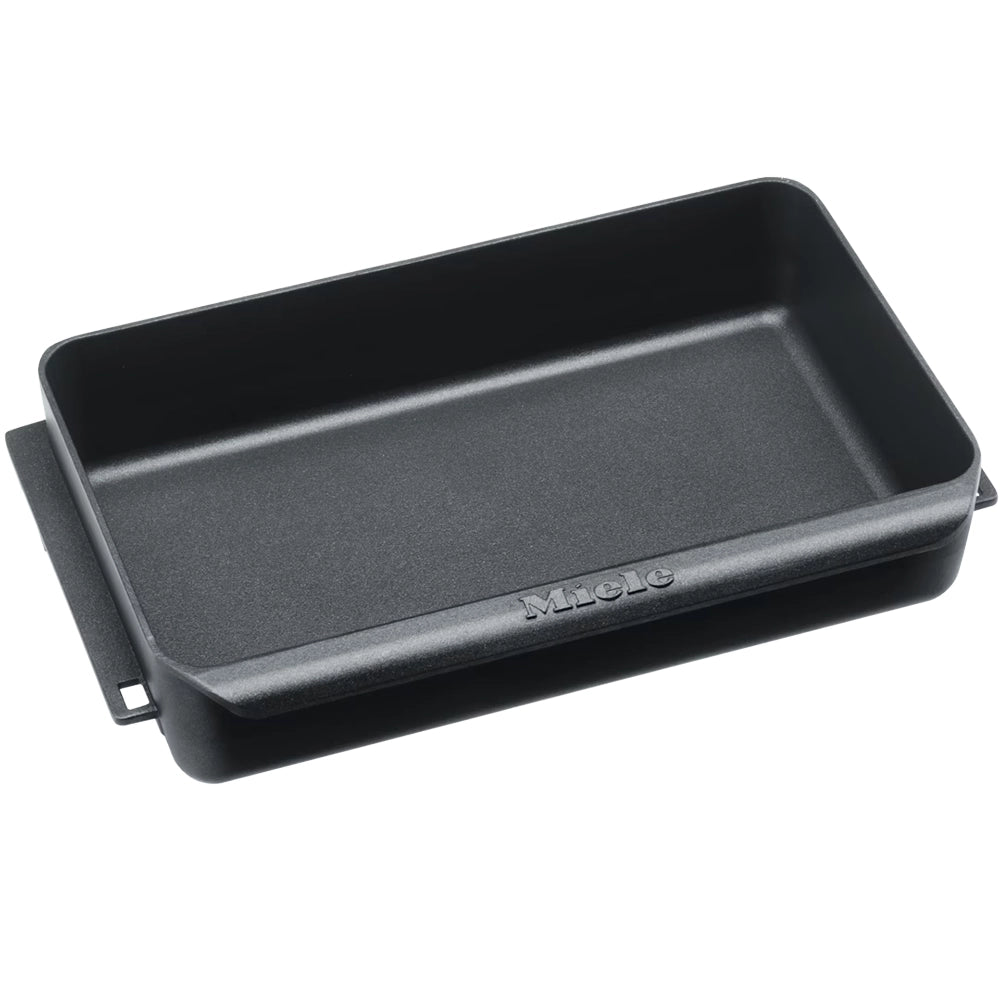 Miele HUB62-22 5Kg Induction Gourmet Casserole Dish, Die-cast Aluminium - Dimensions (H)8.6cm x (W)42.2cm x (D)25.7cm | Atlantic Electrics - 41602939322591 