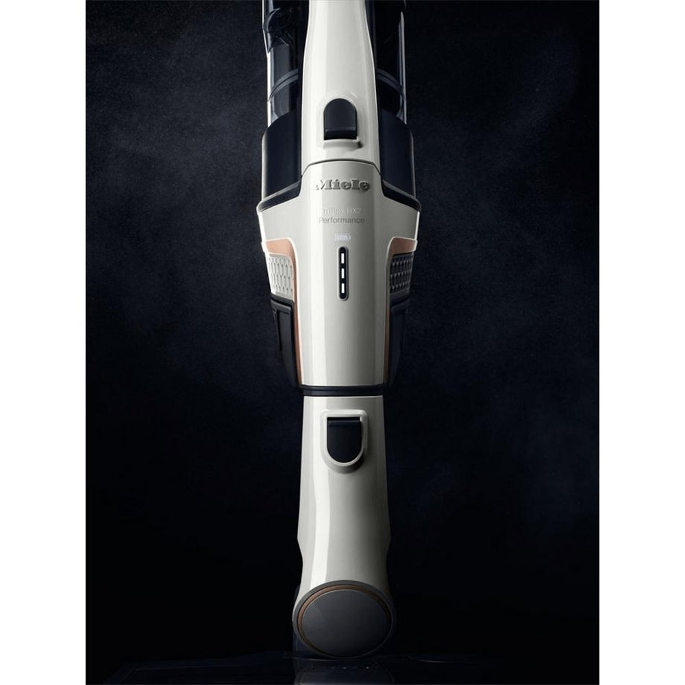 Miele HX2POWERLINE Cordless Stick Vacuum Cleaner 60 Minutes Run Time White | Atlantic Electrics - 39478270591199 