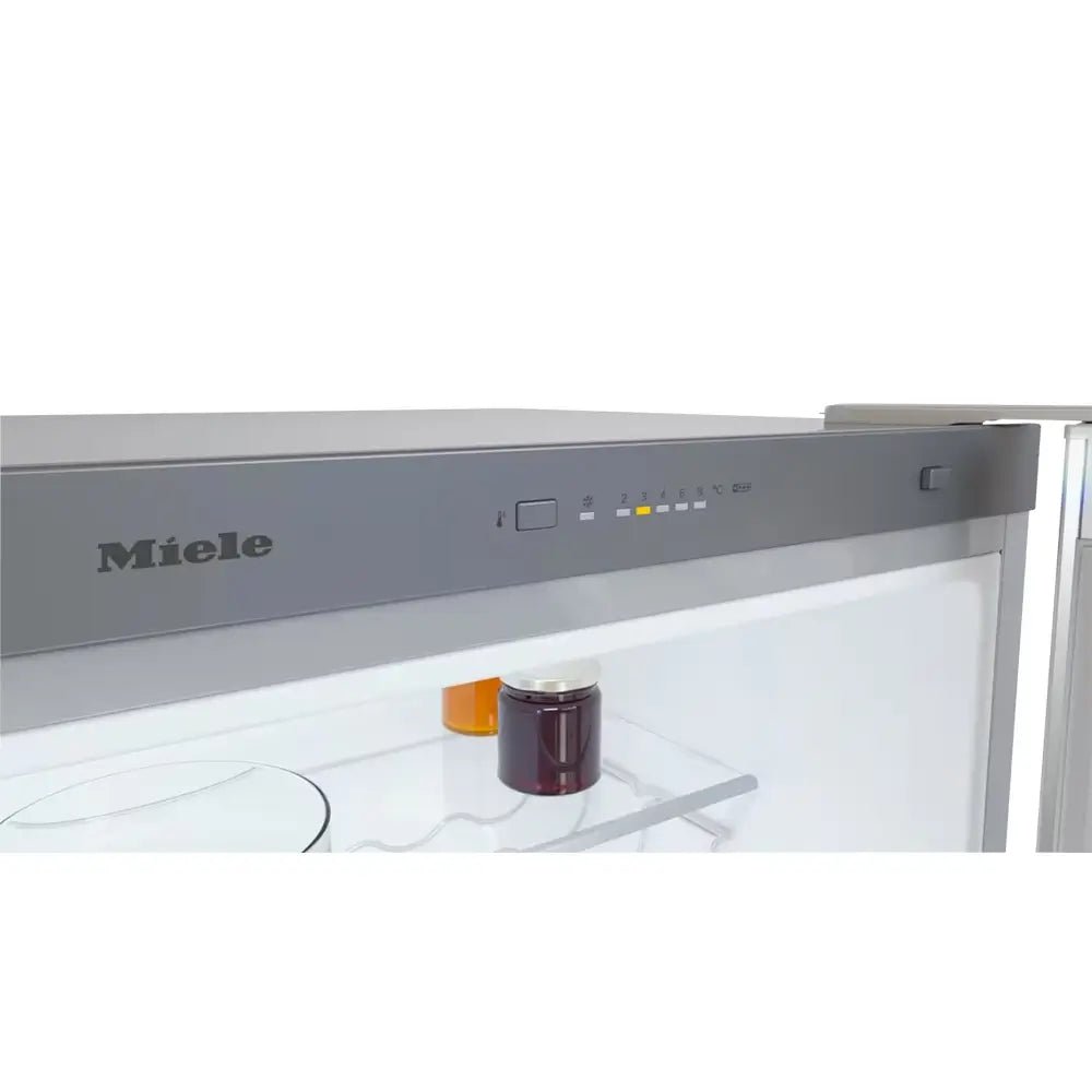 Miele KD4052E Active Freestanding Fridge-Freezer with DailyFresh, DuplexCool & ComfortFrost, 60cm Wide - Stainless Look - Atlantic Electrics - 41437830185183 