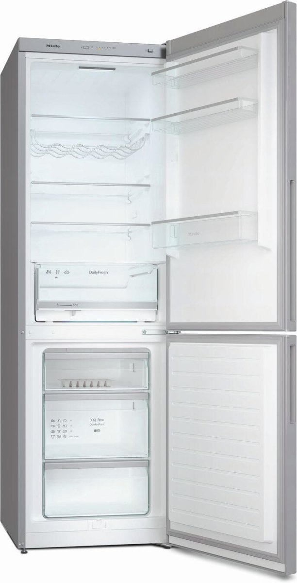 Miele KD4072E 186cm 70/30 Frost Free Fridge Freezer - Silver - Atlantic Electrics - 39915505942751 