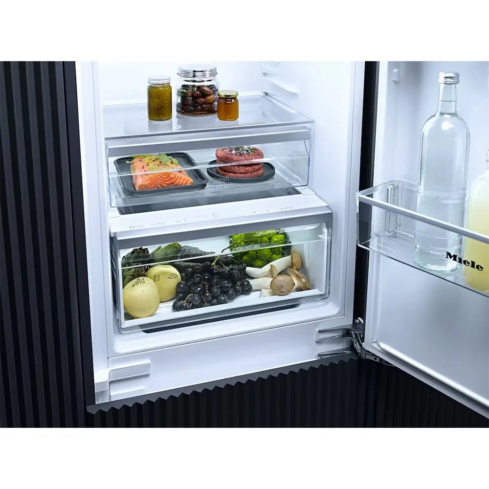 Miele KDN7724E 260 Litre Built-In Fridge Freezer Combination with DailyFresh ExtraCool and NoFrost - Fixed Door | Atlantic Electrics - 41468292137183 