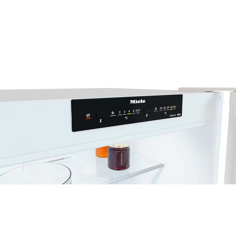 Miele KFN4394ED 368 Litre Freestanding Fridge-Freezer 60/40 Split with DailyFresh, ExtraCool & NoFrost - White | Atlantic Electrics - 41437830021343 