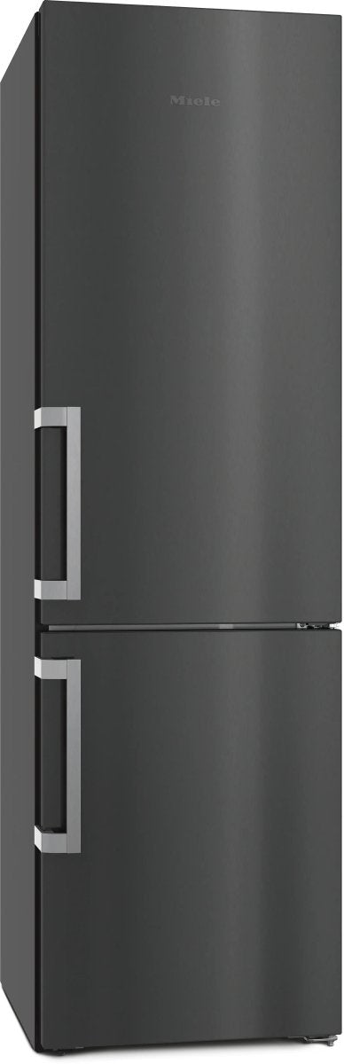 Miele KFN4795DD 372 Litre Freestanding Fridge-Freezer with DailyFresh and NoFrost - BlackSteel Door | Atlantic Electrics - 41426356371679 