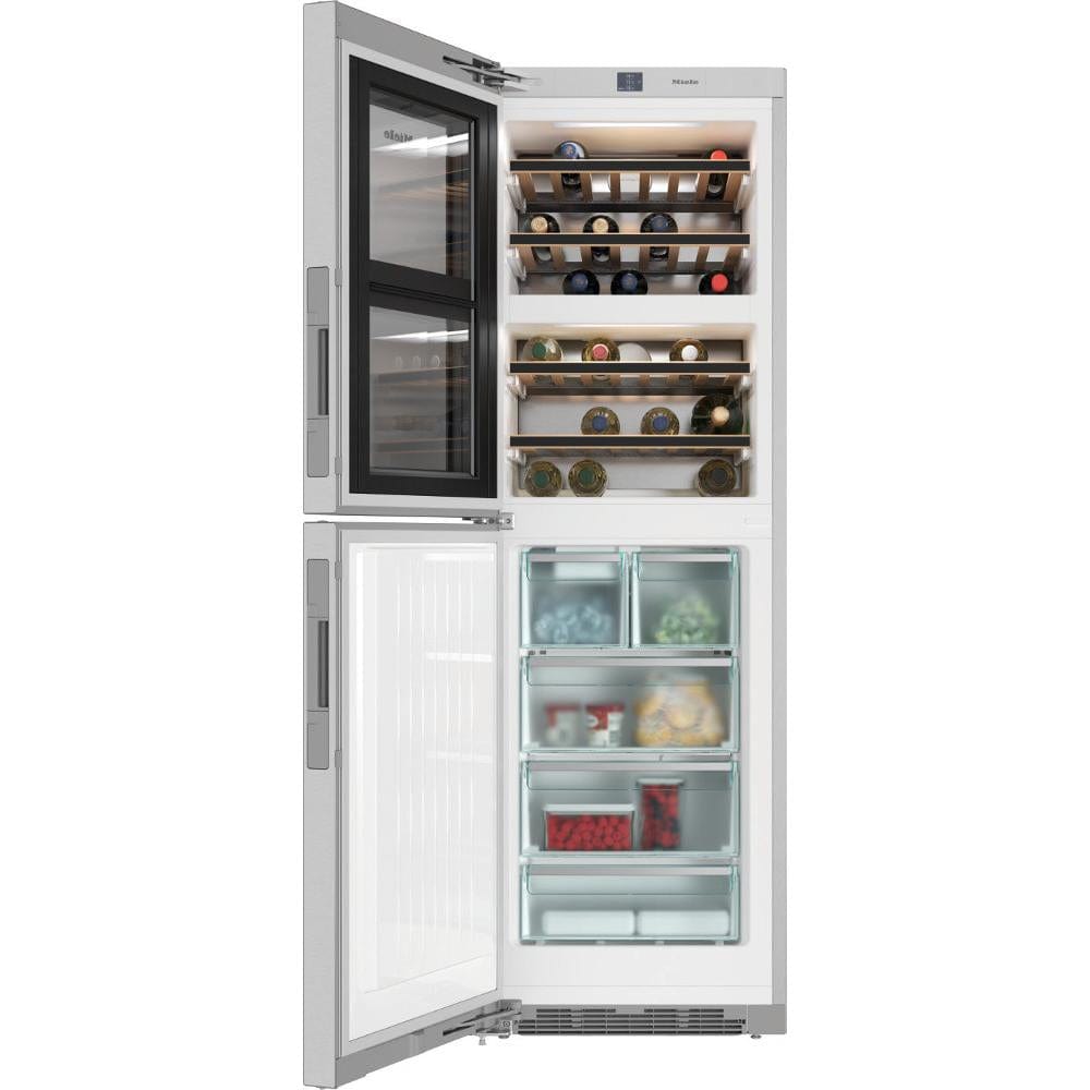 Miele KWNS28462E-ED-CS Freestanding Freezer + Wine Conditioning 2-In-1 - Atlantic Electrics