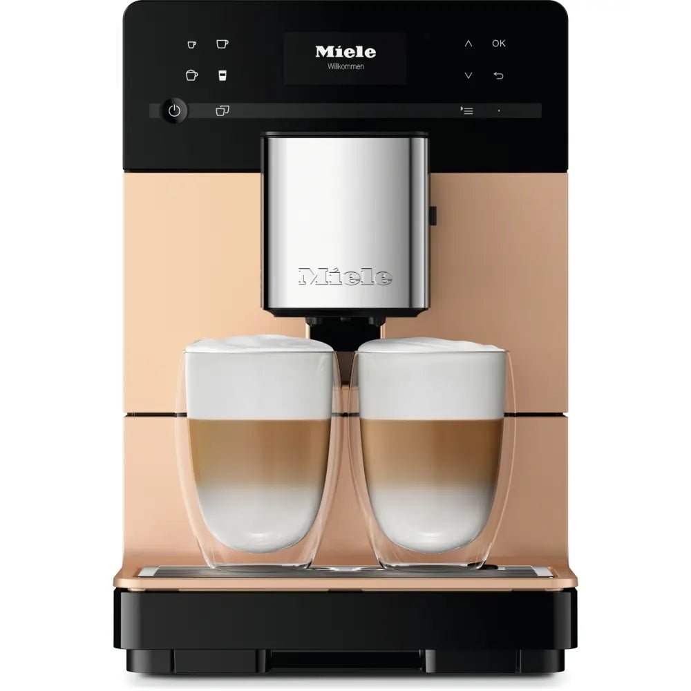 Miele Silence CM5510 Bean to Cup Coffee Machine - Black / Rose Gold - Atlantic Electrics - 41318834995423 