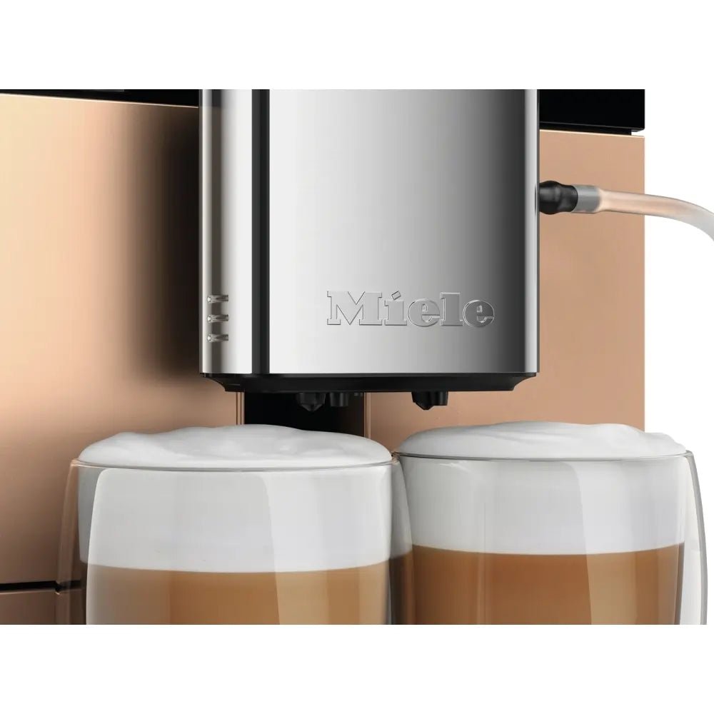 Miele Silence CM5510 Bean to Cup Coffee Machine - Black / Rose Gold - Atlantic Electrics - 41318835159263 
