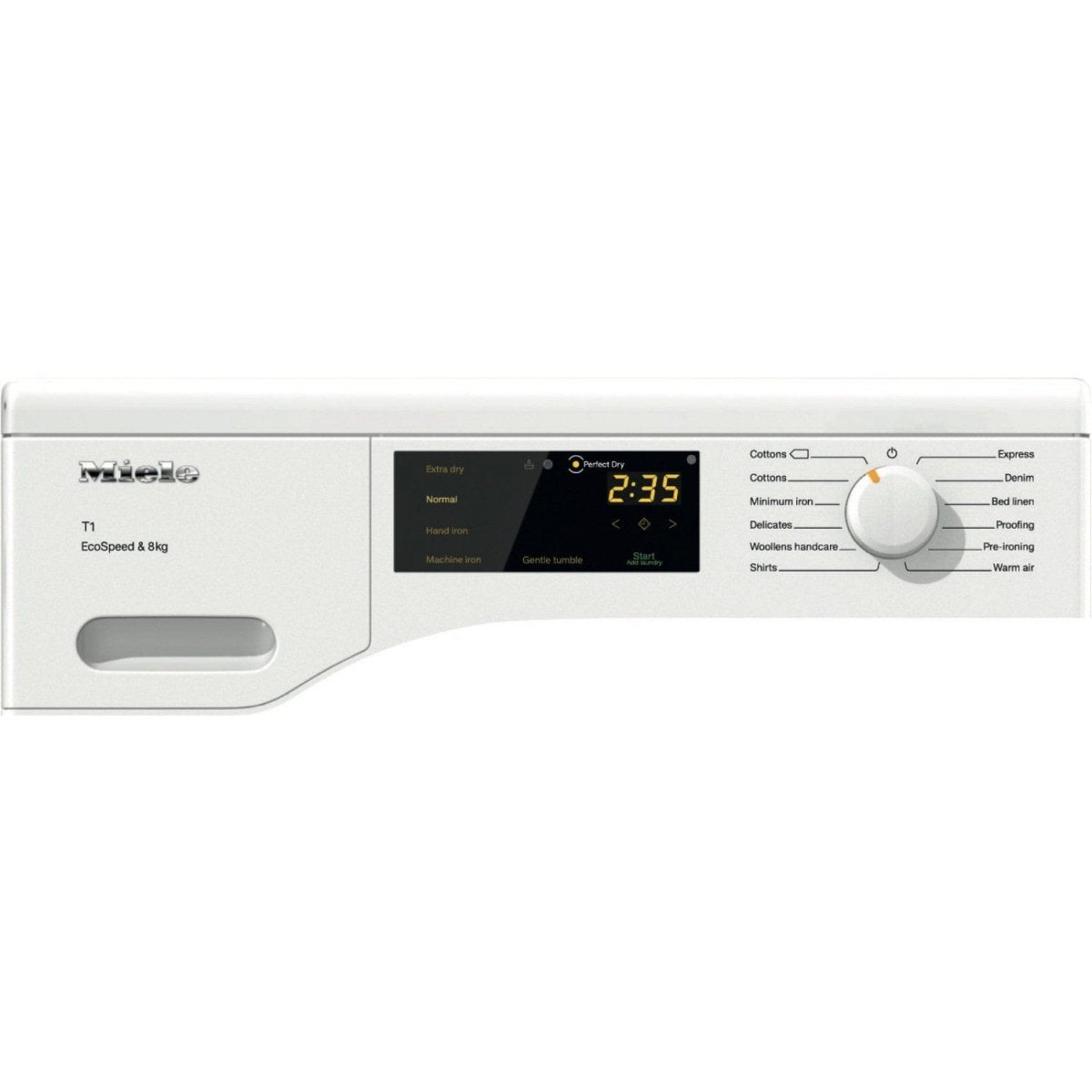 Miele TCB140WP 7kg Heat Pump Tumble Dryer with LED Lightinge | Atlantic Electrics