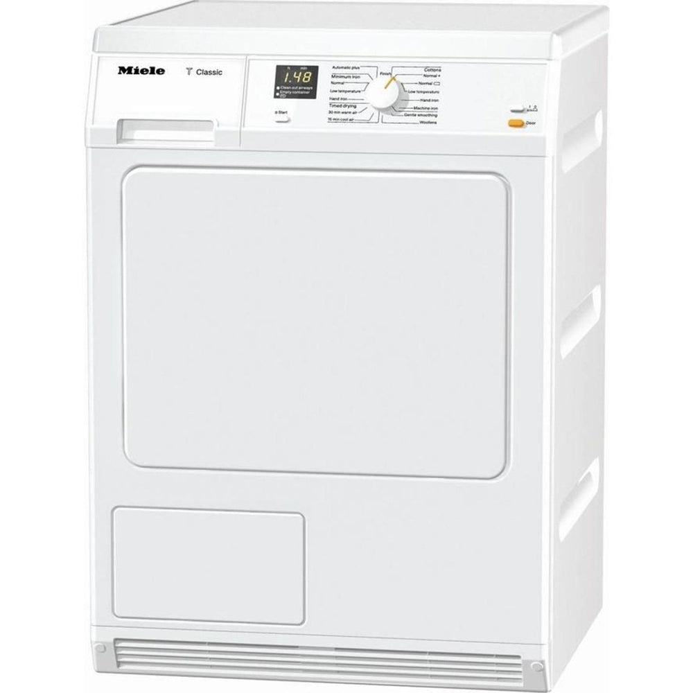 Miele TDA150C 7kg Slanted Face Condenser Tumble Dryer - Lotus White - Atlantic Electrics - 39478272327903 