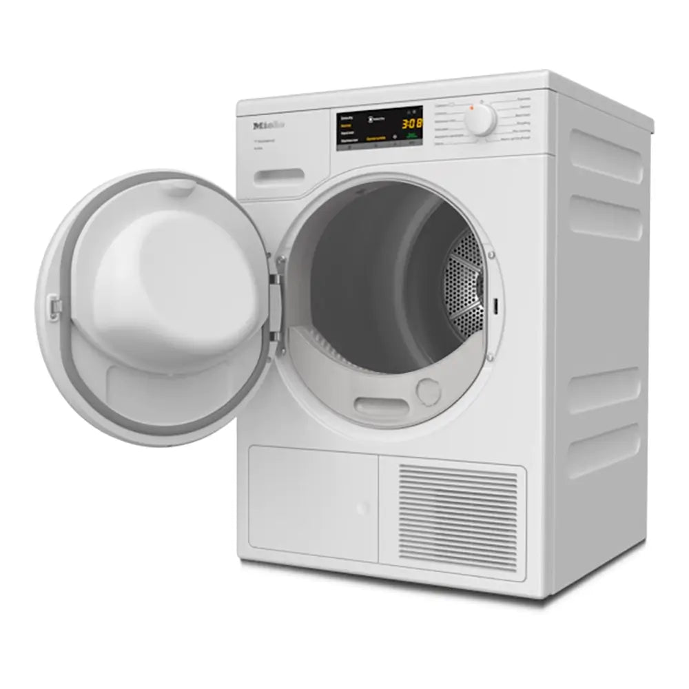 Miele TEA225WP Active 7Kg T1 Freestanding Heat Pump Dryer with A++ Rating, 59.6cm Wide - Lotus White | Atlantic Electrics - 40157535830239 