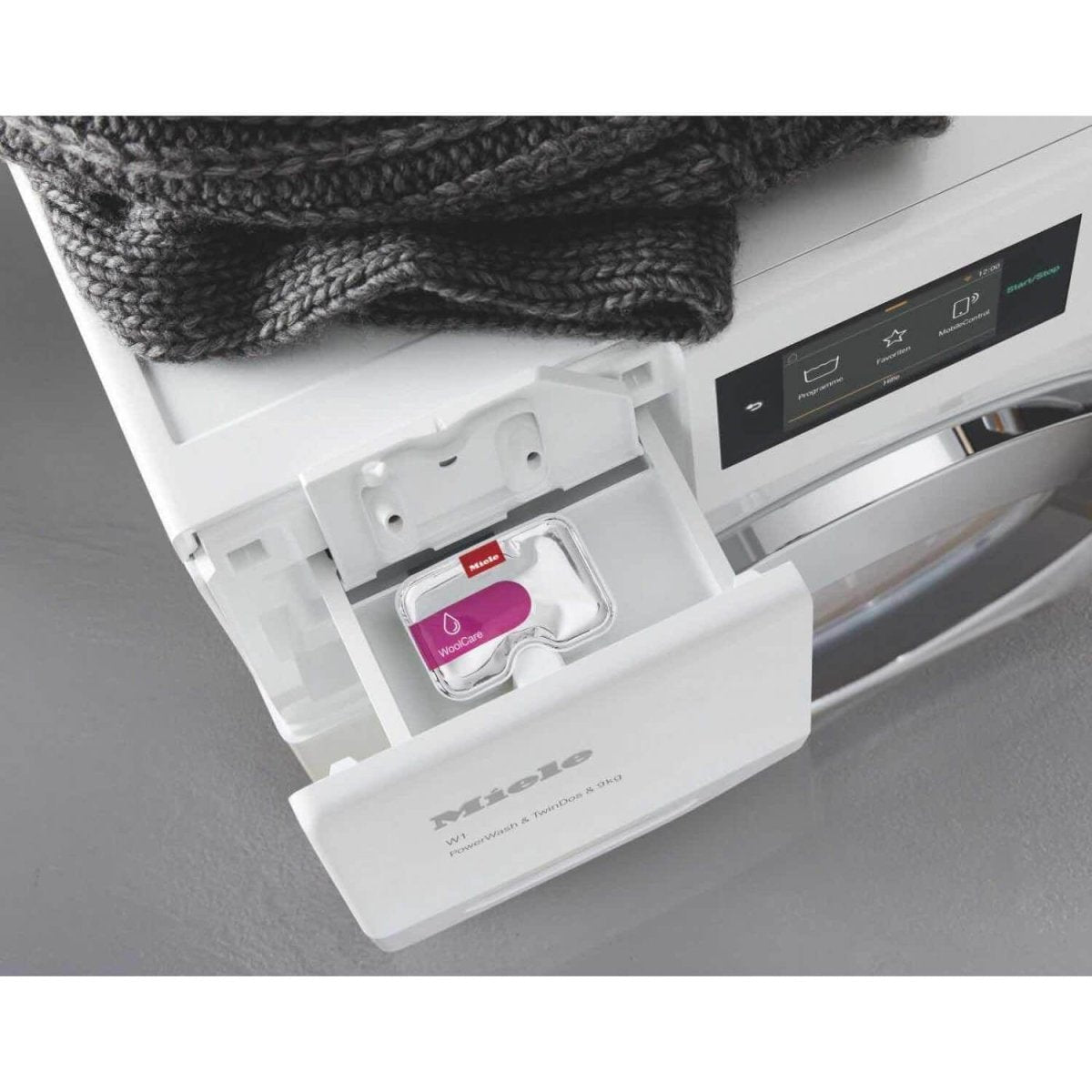 Miele W1 WCG660 WCS TDos&9kg Front-Loading Washing Machine - Lotus White | Atlantic Electrics