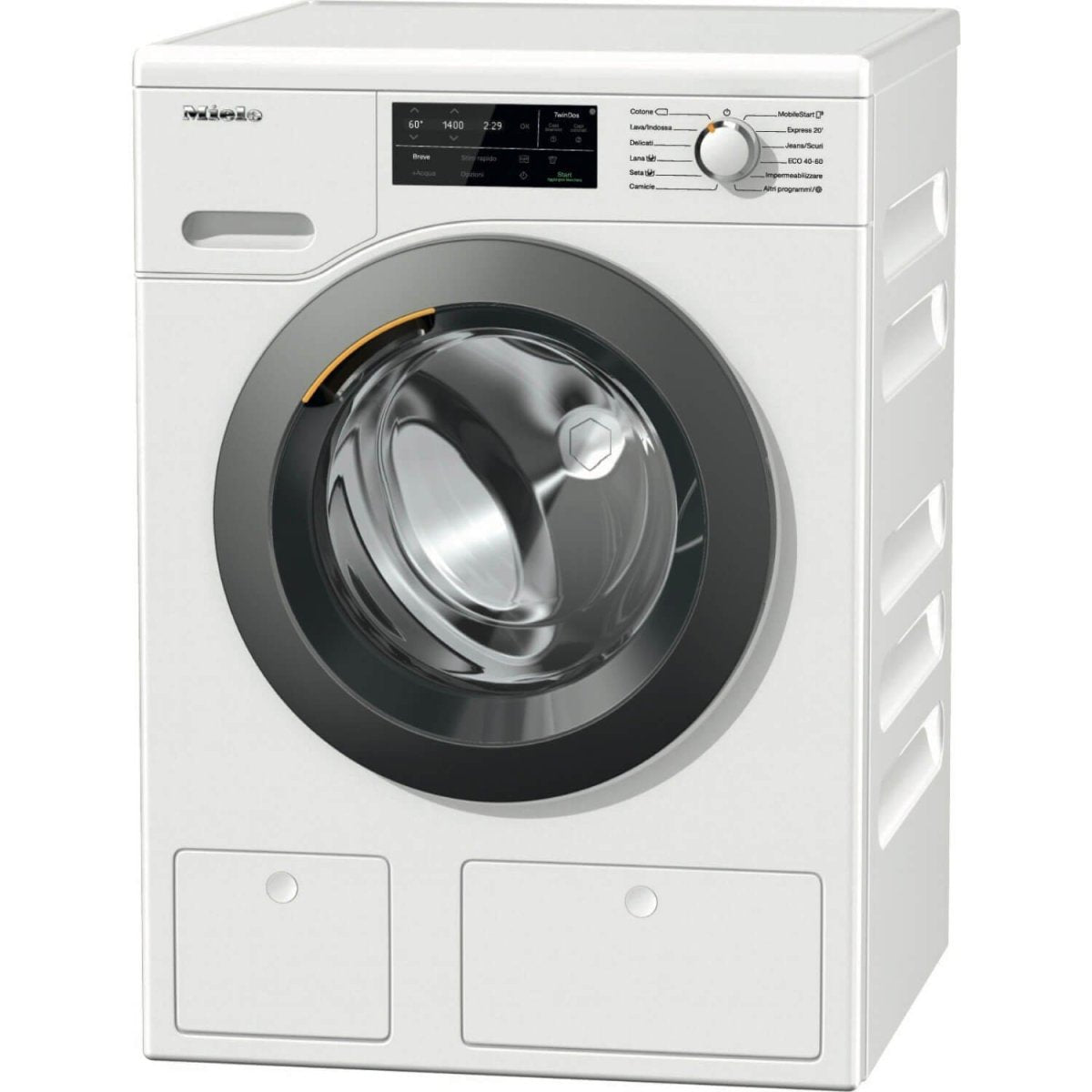 Miele W1 WCG660 WCS TDos&9kg Front-Loading Washing Machine - Lotus White | Atlantic Electrics