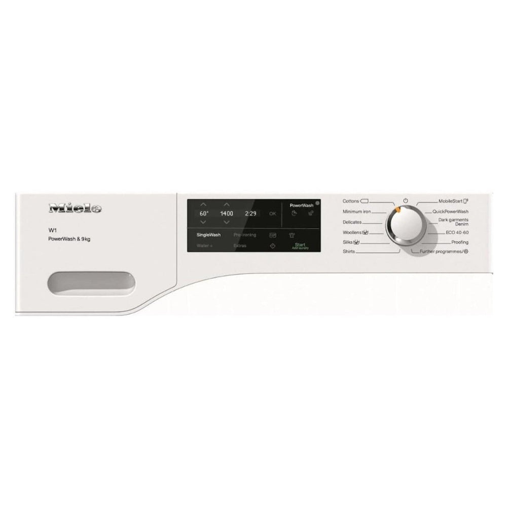 Miele WCG360 9KG Washing Machine 1400 Spin With PowerWash - Atlantic Electrics - 39478277275871 