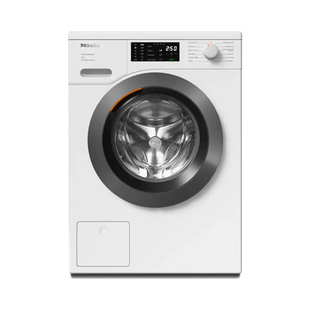 Miele WED164-WCS W1 9Kg Front-Loader Washing Machine with Miele@home, 59.6cm Wide - Lotus White - Atlantic Electrics