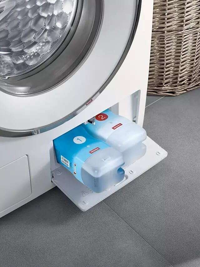 Miele WED665 Freestanding Washing Machine, 8kg Load, 1400rpm Spin, White | Atlantic Electrics