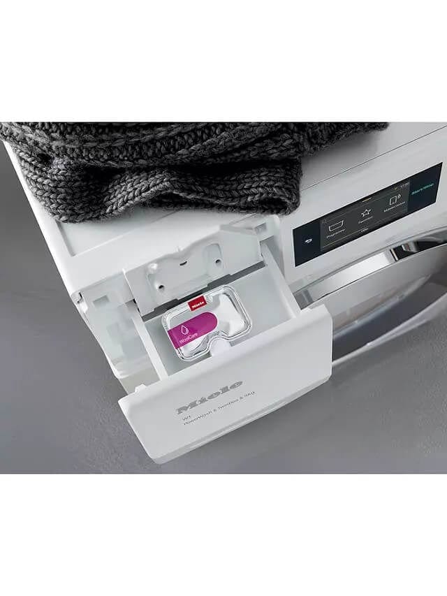 Miele WED665 Freestanding Washing Machine, 8kg Load, 1400rpm Spin, White | Atlantic Electrics - 39478279471327 