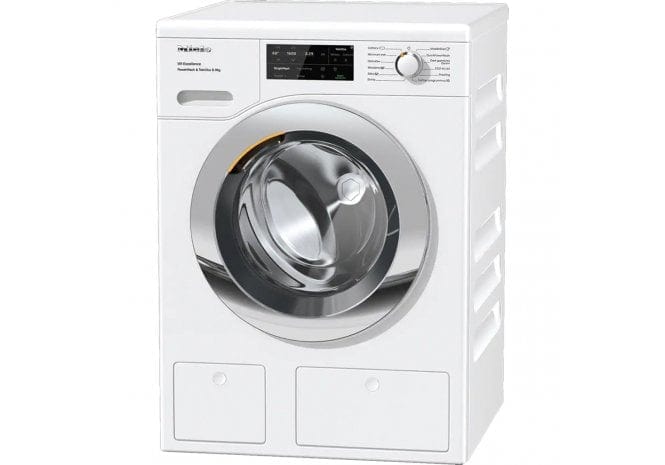 Miele WEI865 Freestanding Washing Machine, 9kg Load, 1600rpm Spin, White | Atlantic Electrics - 39478278783199 