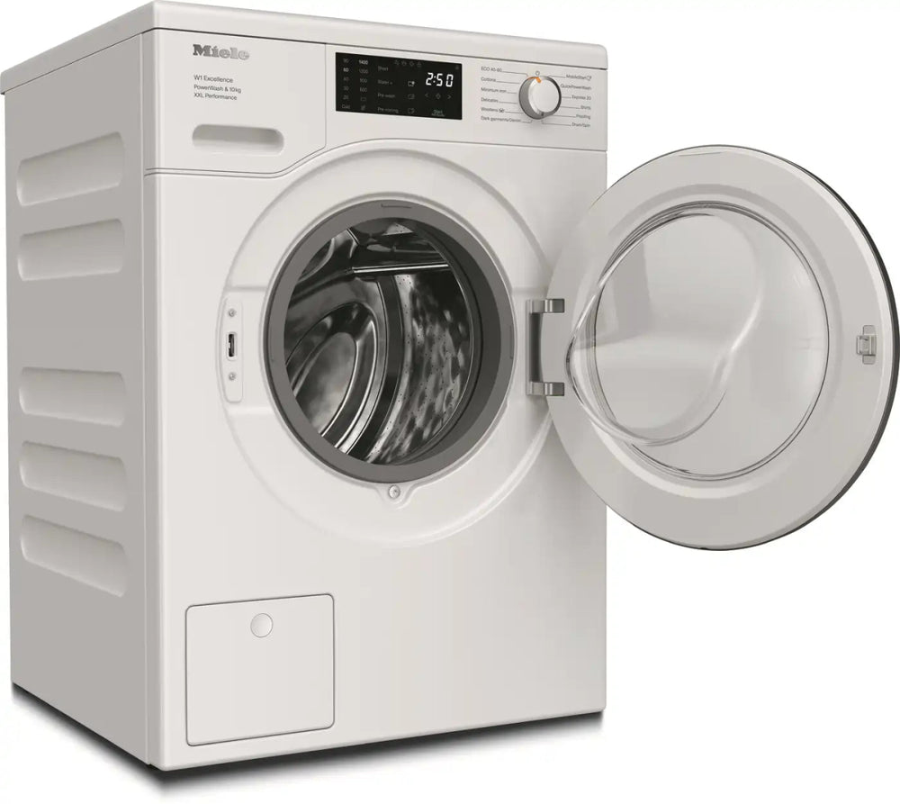 Miele WEK365 WCS QuickPowerWash 10Kg Washing Machine, 1400 Spin - White - Atlantic Electrics - 41325696712927 