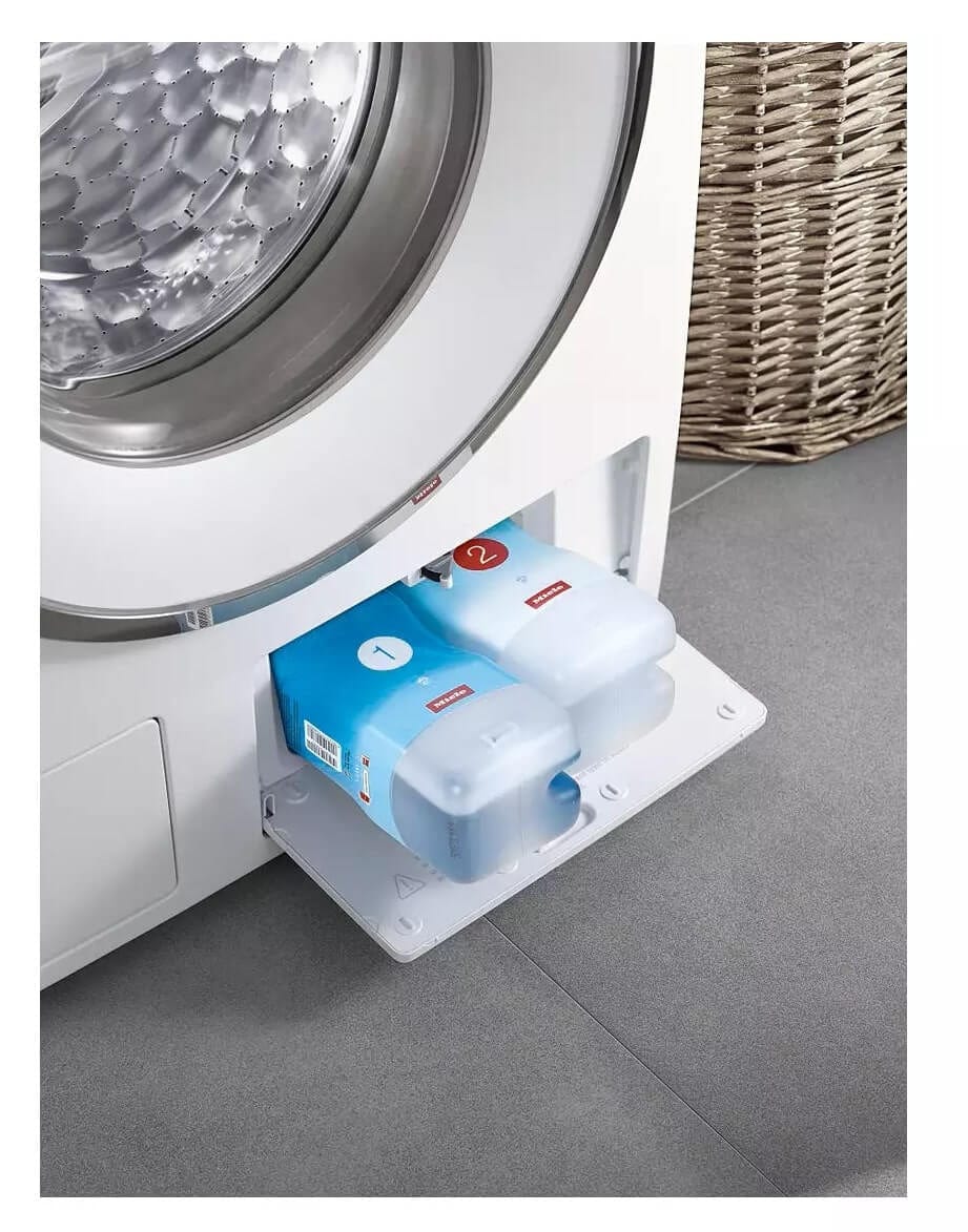 Miele WER865WPS Freestanding Washing Machine, 9kg Load, 1600rpm Spin, White | Atlantic Electrics - 39478277538015 