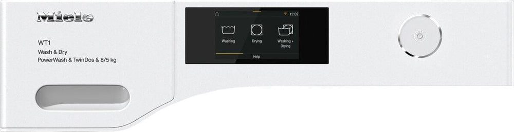 Miele WTR860 Freestanding Washer Dryer, 8kg-5kg Load, 1600rpm Spin with Twindos And Power Wash | Atlantic Electrics - 39478276063455 