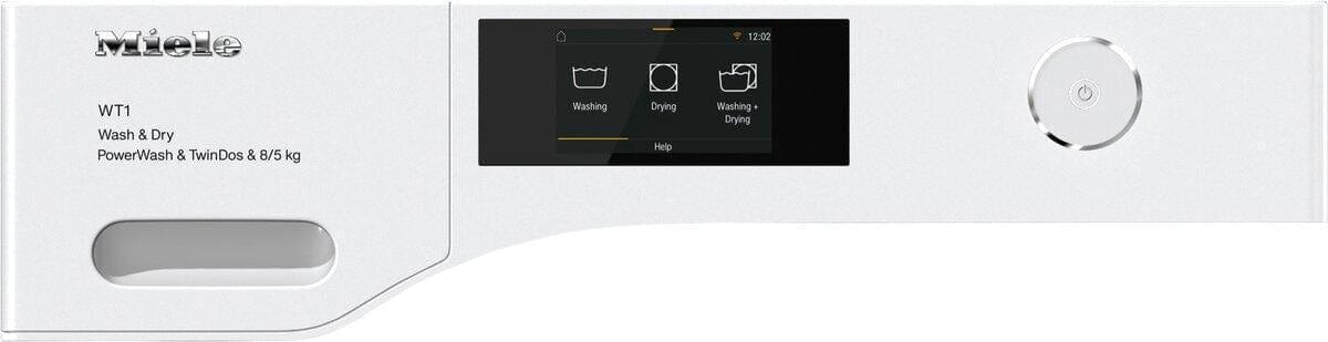 Miele WTR860 Freestanding Washer Dryer, 8kg-5kg Load, 1600rpm Spin with Twindos And Power Wash | Atlantic Electrics