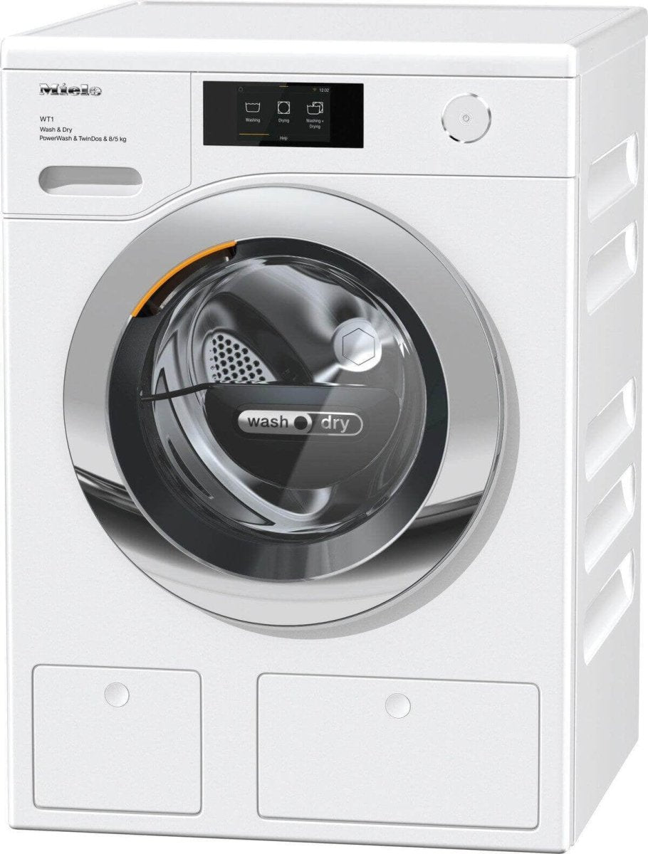 Miele WTR860 Freestanding Washer Dryer, 8kg-5kg Load, 1600rpm Spin with Twindos And Power Wash | Atlantic Electrics - 39478276030687 