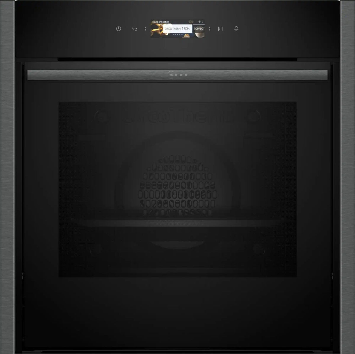 N70 Slide and Hide B54CR71G0B Built In Self Cleaning Electric Single Oven - Grey Graphite - Atlantic Electrics