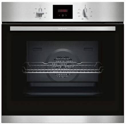 Neff B1GCC0AN0B Built In Electric Single Oven - Stainless Steel - Atlantic Electrics - 39478282420447 