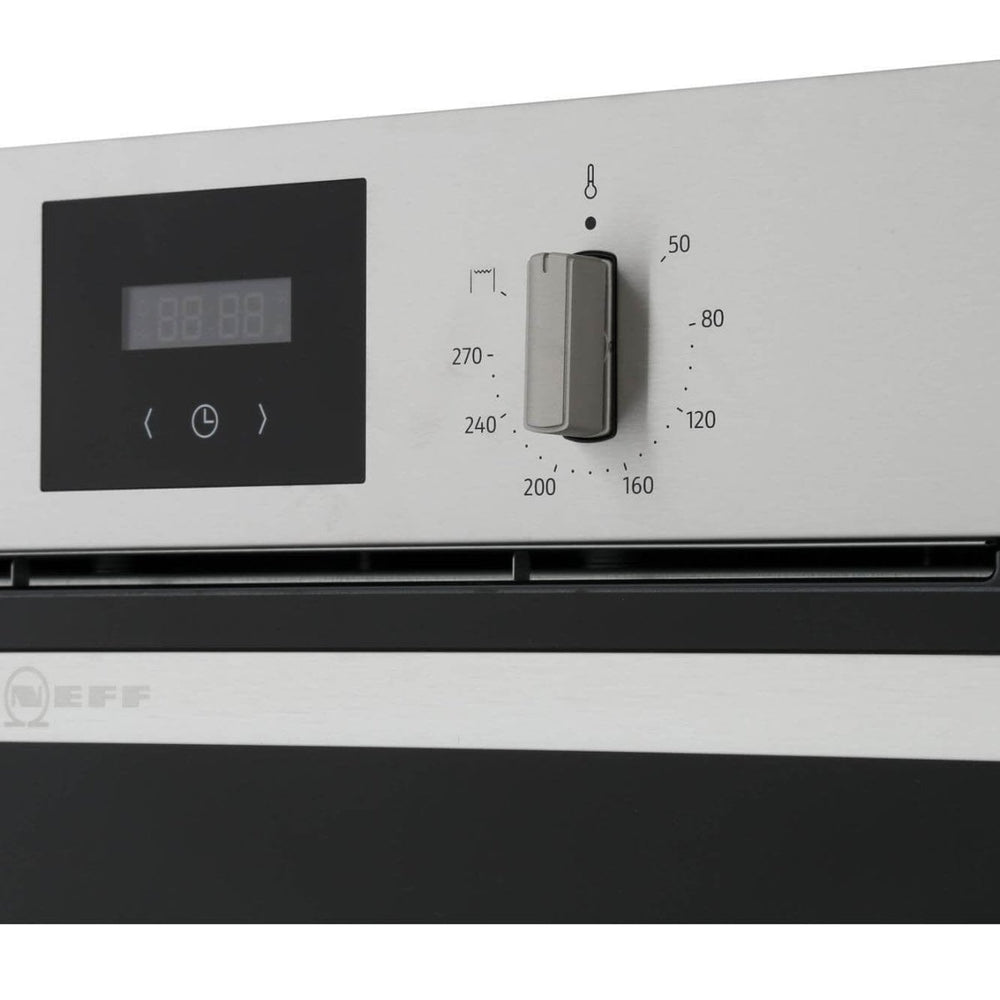 Neff B1GCC0AN0B Built In Electric Single Oven - Stainless Steel | Atlantic Electrics - 39478282748127 