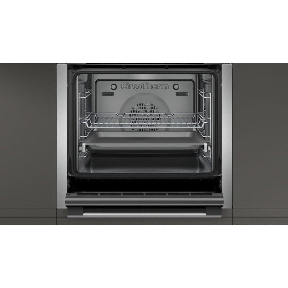 Neff B3ACE4HN0B Slide & Hide Built In Electric Single Oven - Stainless Steel | Atlantic Electrics - 39478281896159 