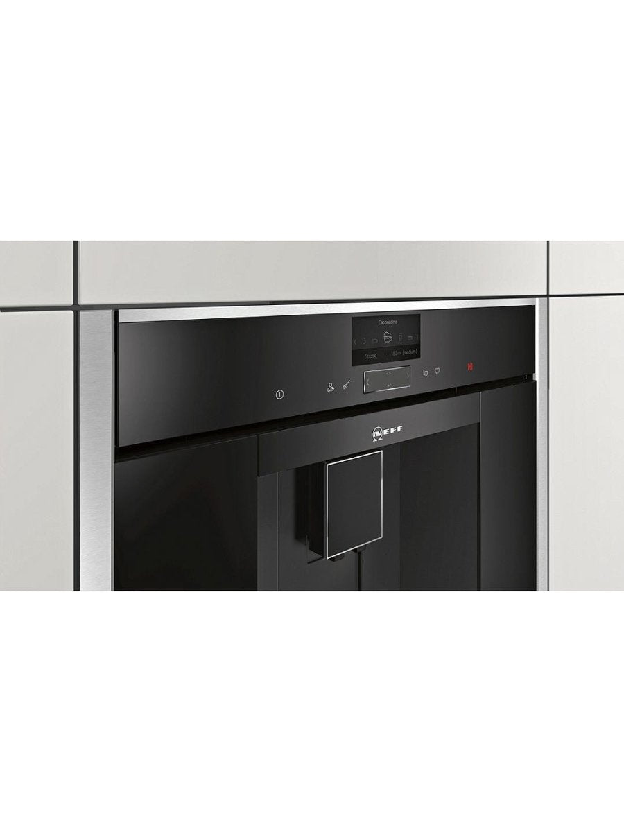 Neff C17KS61HO Fully Automatic Built-in Coffee Machine With Touch Controls & Home Connect - Black - Atlantic Electrics - 39478279962847 