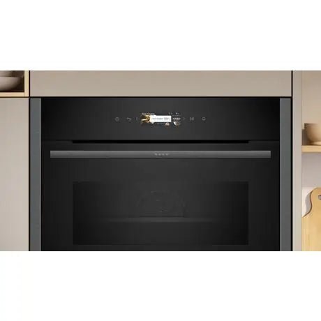 Neff C24MR21G0B Built In Compact Oven with microwave function - Graphite - Atlantic Electrics - 40472283545823 