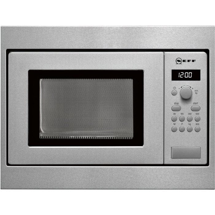NEFF Classic Collection 3 H53W50N3GB Narrow Width Built In Microwave Stainless Steel - Atlantic Electrics - 39478281044191 