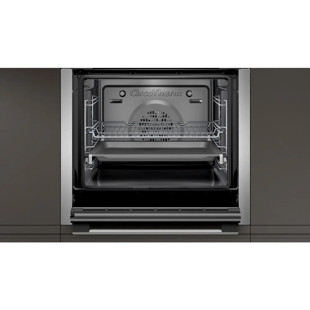NEFF N50 Slide&Hide B6ACH7HH0B Wifi Connected Built In Electric Single Oven - Stainless Steel - Atlantic Electrics - 40157536157919 