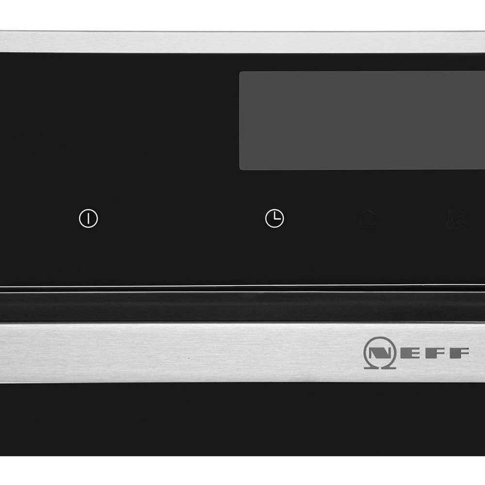 NEFF N90 Slide&Hide B58CT68N0B Built In Electric Single Oven Stainless Steel A Rated - Atlantic Electrics - 39478284746975 