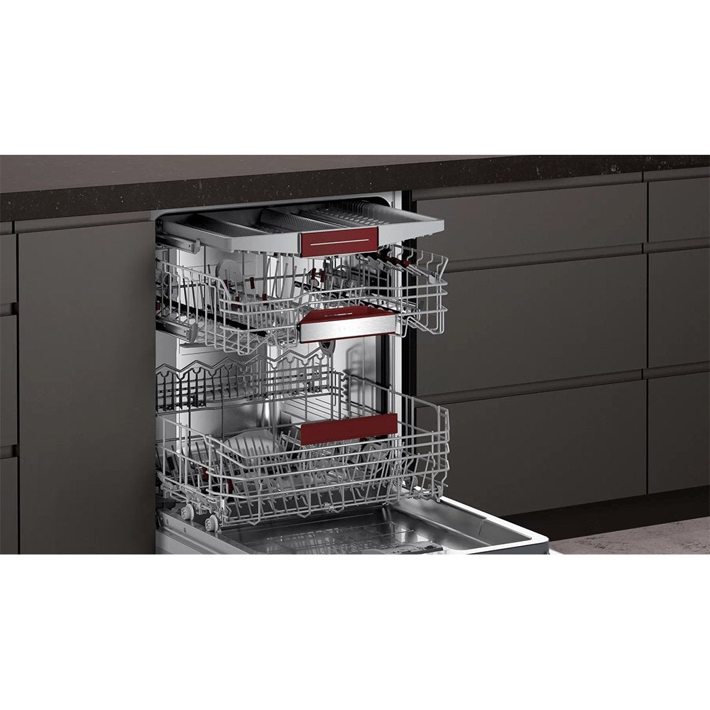 Neff S155HCX27G Built In Full Size Dishwasher 59.8cm Wide - 14 Place Settings | Atlantic Electrics - 39478284222687 