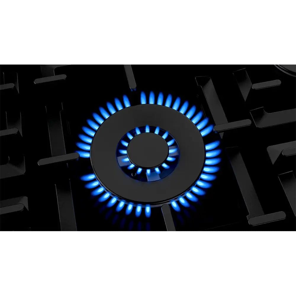 NEFF T27CS59S0 Gas Hob, 5 Burner, 75.2cm Wide - Tempered Glass, Black | Atlantic Electrics - 39478284583135 