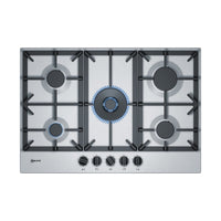 Thumbnail NEFF T27DS59N0 75cm 5 Zone Gas Hob in Stainless Steel - 39478282617055