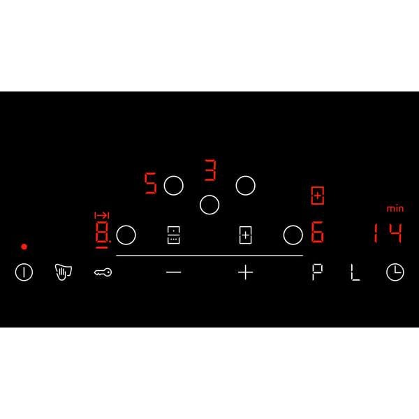 Neff T48FD23X2KIT 80cm Induction Hob with CombiZone - Black (Free Pan Set) | Atlantic Electrics - 39478293922015 