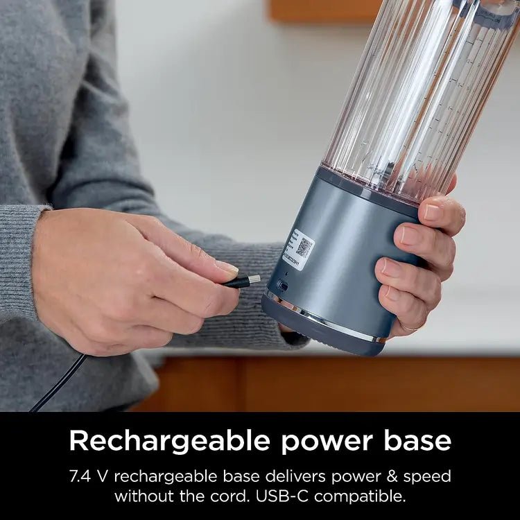 Ninja Blast BC151UKNV Cordless Portable Blender - Denim Blue | Atlantic Electrics - 40556322521311 