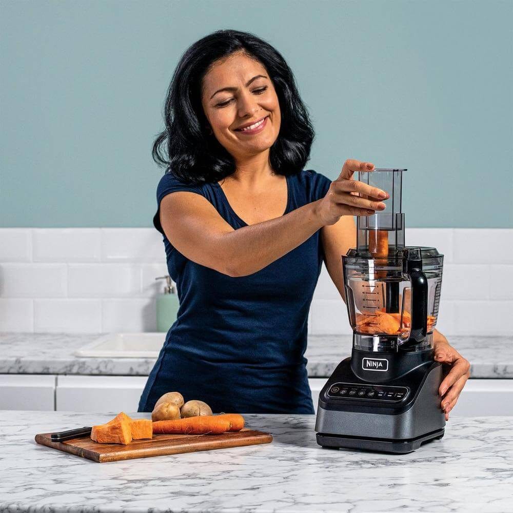 Ninja BN650UK Food Processor-Sliver | Atlantic Electrics - 39478299459807 