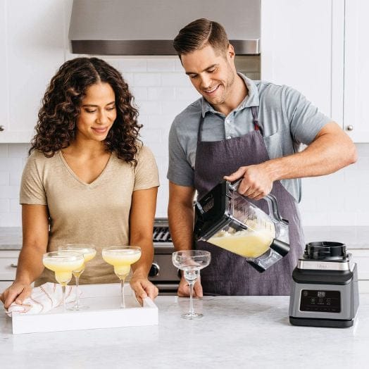 Ninja BN750UK 2-in-1 Blender with Auto-iQ - Black-Sliver | Atlantic Electrics - 39478299787487 