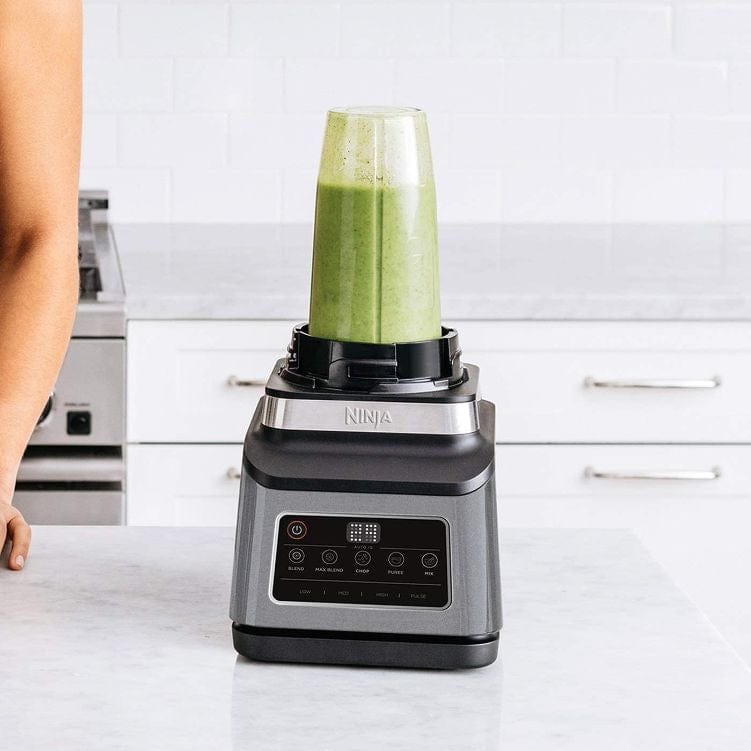 Ninja BN800UK 3-in-1 Blender and Food Processor with Auto IQ - Black-Silver | Atlantic Electrics