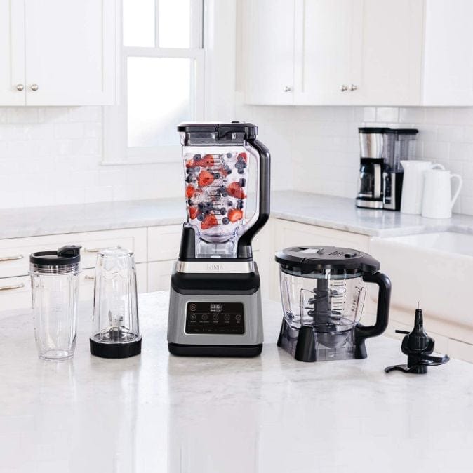 Ninja BN800UK 3-in-1 Blender and Food Processor with Auto IQ - Black-Silver | Atlantic Electrics