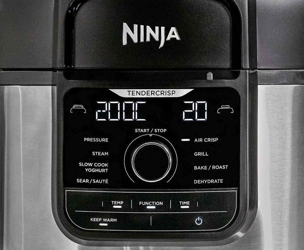 Ninja Foodi 9-in-1 Multi-Cooker 6L OP350UK Black-Silver | Atlantic Electrics - 39478298345695 