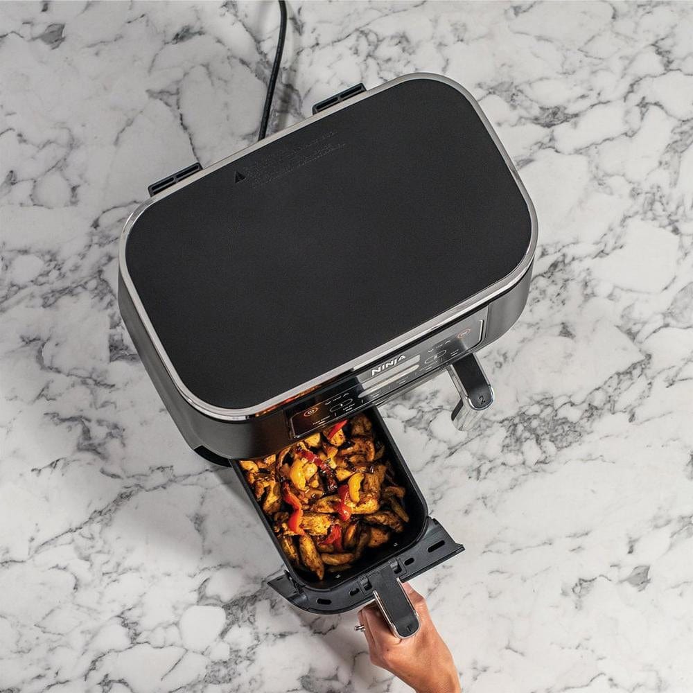 Ninja Foodi AF300UK 7.6L Dual Zone Air Fryer and Dehydrator - Black | Atlantic Electrics - 39478298640607 