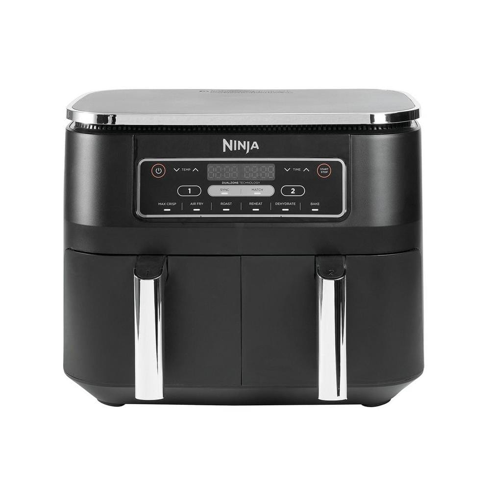 Ninja Foodi AF300UK 7.6L Dual Zone Air Fryer and Dehydrator - Black | Atlantic Electrics - 39478298607839 