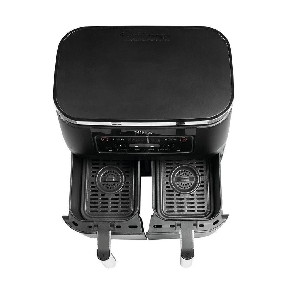 Ninja Foodi AF300UK 7.6L Dual Zone Air Fryer and Dehydrator - Black | Atlantic Electrics - 39478298837215 