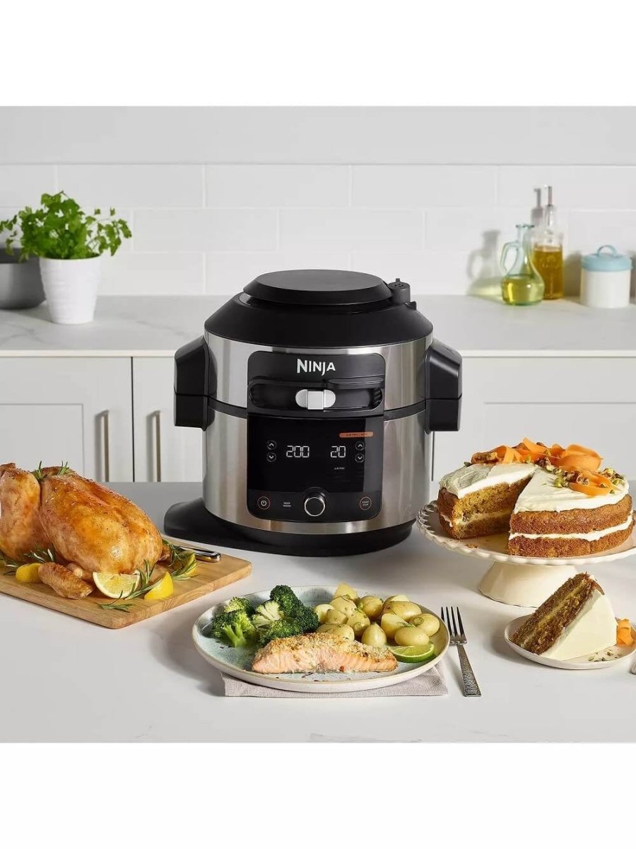 Ninja Foodi OL550UK 11-in-1 SmartLid Multi-Cooker 6L Black | Atlantic Electrics - 39478297624799 