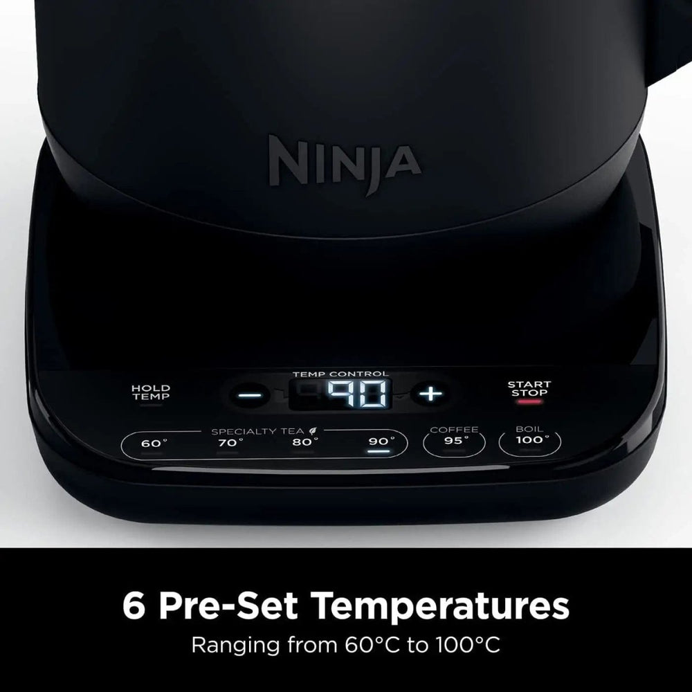 Ninja KT200UK 1.7 Litre Cordless Jug Kettle - Black | Atlantic Electrics - 39478300967135 